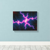 Lightcleave - Fractal Art Canvas Afdruk (Insitu (Houten vloer))