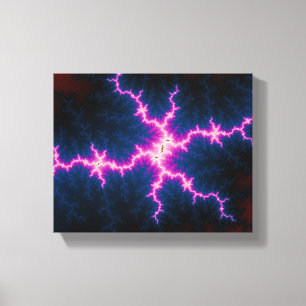 Lightcleave - Fractal Art Canvas Afdruk