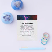 Lightcleave - Fractal Art Flyer (Enkel)