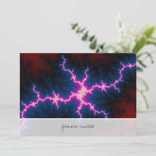 Lightcleave - Fractal Art Kaart (Staand voorkant)