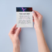 Lightcleave - Fractale Kunst Flyer (Hand)