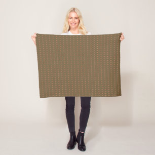 LightCoral Polka Dots Baby Vleece Blanket Fleece Deken