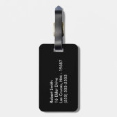 Lightening Strike-Bagagelabel Bagagelabel (Achterkant verticaal)