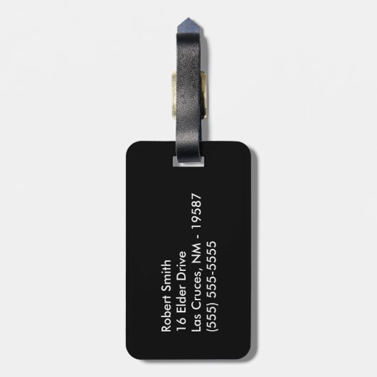 Lightening Strike-Bagagelabel Bagagelabel (Achterkant verticaal)