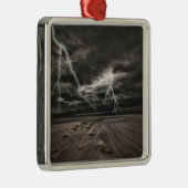 Lightening Strike-Ornament Metalen Ornament (Rechts)