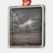 Lightening Strike-Ornament Metalen Ornament (Links)