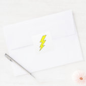 LIGHTENTIEBOLT VIERKANTE STICKER (Envelop)