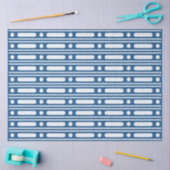 Lighter Blue Bone Inlay Dots Border Decoupage Tissuepapier (Craft)