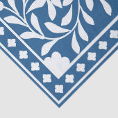 Lighter Blue Traditional Bone Inlay Decoupage  Tissuepapier (Detail)