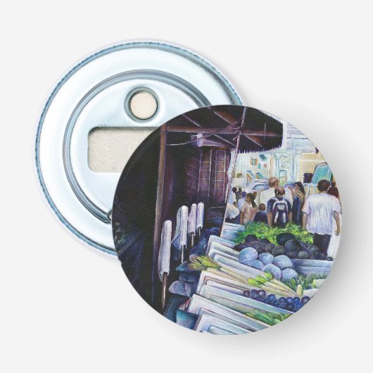 Lighter Side of Lavender Street, Singapore Button Flesopener (Voorkant)