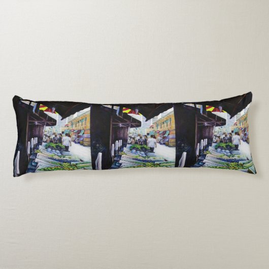 Lighter Side of Lavender Street, Singapore Lichaamskussen (Achterkant)