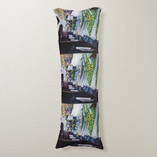 Lighter Side of Lavender Street, Singapore Lichaamskussen (Voorkant Verticaal)