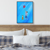 Lighter than Air Painting by Alfred Fox Canvas Afdruk (Insitu (Slaapkamer))