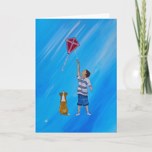 Lighter than Air Painting by Alfred Fox Kaart (Voorkant)