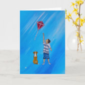 Lighter than Air Painting by Alfred Fox Kaart (Gele Bloem)