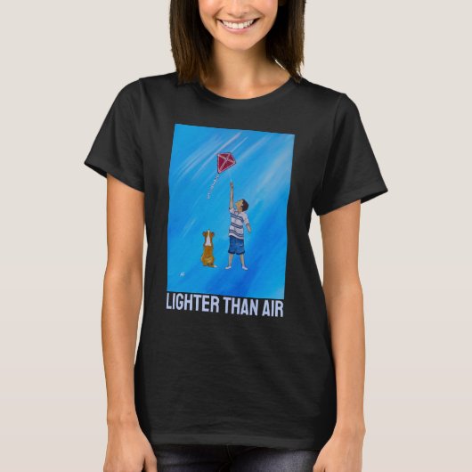 Lighter than Air Painting by Alfred Fox T-shirt (Voorkant)