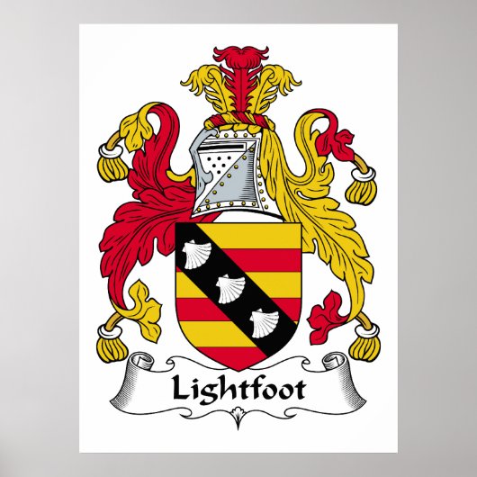 Lightfoot Family Crest Poster (Voorkant)