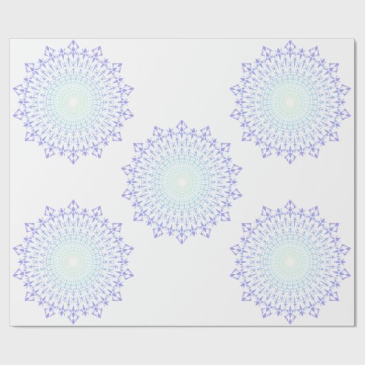LightGreen-LightPurple Diamond Edge-inpakpapier Cadeaupapier (Vlak)