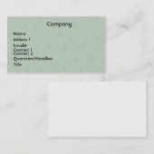 Lightgreen Profile Card Visitekaartje (Voorkant / Achterkant)