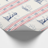 Lighthouderpatroon Cadeaupapier (Hoek)