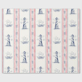 Lighthouderpatroon Cadeaupapier (Vlak)