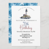 Lighthouse 70th Birthday Kaart (Voorkant / Achterkant)