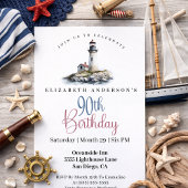 Lighthouse 90th Birthday Kaart