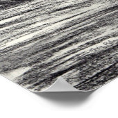 Lighthouse and Sailboat charcoal drawing Poster (Hoek)