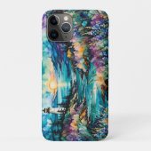 Lighthouse Bay Mountain Wildflower Garden Case-Mate iPhone Case (Achterkant)