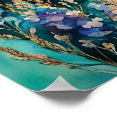 Lighthouse Bay Mountain Wildflower Garden Poster (Hoek)