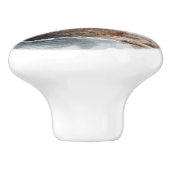 Lighthouse Beach Seaside kustlandschap Keramische Knop (Zijkant)