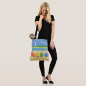 Lighthouse Beach Stoelen gepersonaliseerd Tote Bag (Op model)