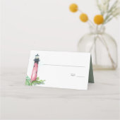 Lighthouse Beach Trouwtafel Plaats Kaarten Plaatskaartje (Voorkant)