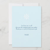 Lighthouse Beach Waterverf Handbeschilderd Bedankkaart (Achterkant)