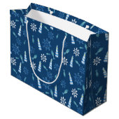 Lighthouse Beach Waterverf Handgeschilderd Outdoor Groot Cadeauzakje (Achterkant Gekanteld)