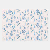 Lighthouse Beach Waterverf Handgeschilderd Outdoor Inpakpapier Vel (Voorkant 2)