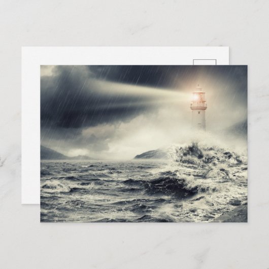 Lighthouse Beacon Briefkaart (Voorkant / Achterkant)