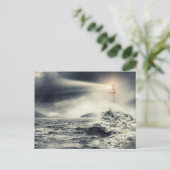 Lighthouse Beacon Briefkaart (Staand voorkant)
