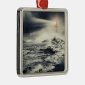 Lighthouse Beacon Metalen Ornament (Rechts)