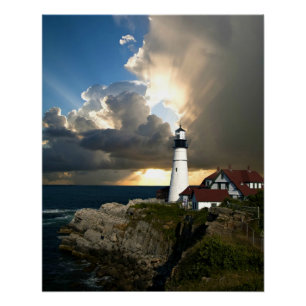 Lighthouse Beacon Perfect Poster