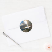 Lighthouse Beacon Ronde Sticker (Envelop)