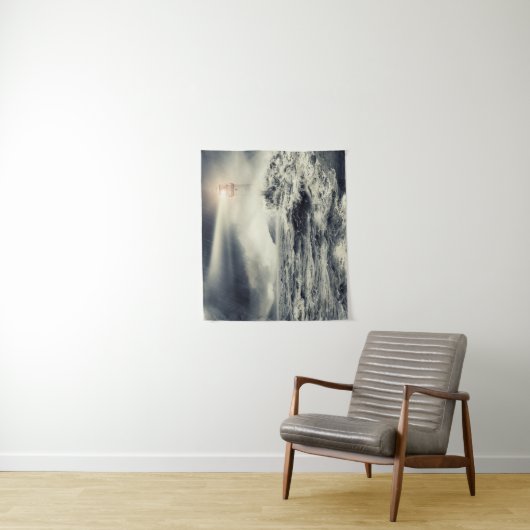 Lighthouse Beacon Wandkleed (In situ)