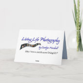 Lighthouse Birthday Kaart (Achterkant)