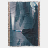 Lighthouse blue blanket deken (Voorkant Verticaal)