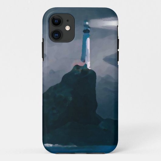 Lighthouse blue iphone Case-Mate iPhone case (Achterkant)