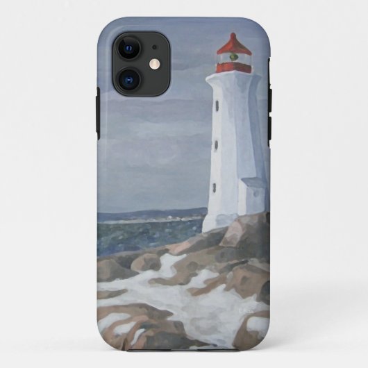 Lighthouse blue iphone Case-Mate iPhone case (Achterkant)