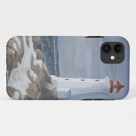 Lighthouse blue iphone Case-Mate iPhone case (Achterkant (horizontaal))