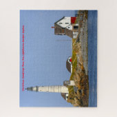 Lighthouse Boston Harbor. Legpuzzel (Verticaal)