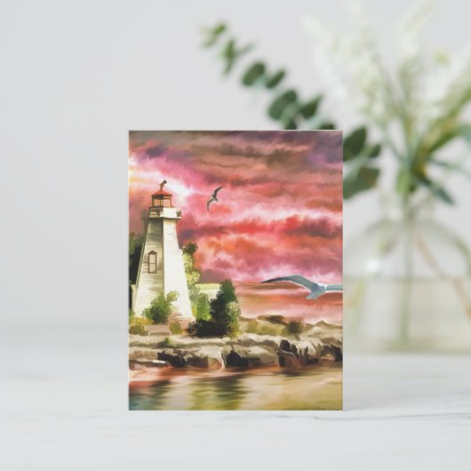 Lighthouse Briefkaart (Staand voorkant)