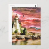 Lighthouse Briefkaart (Voorkant / Achterkant)